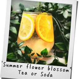 Summer Flower Blossom tea or soda