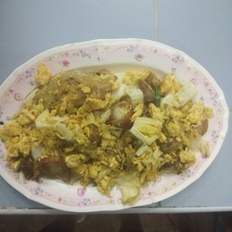 วุ้นเส้นผัดไข่ & ผัดก่ดขาว