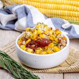 Saute Sweet Corn with Bacon