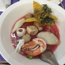 ก๋วยเตี๋ยวตำลึงกรอบ (ตลาดการบินไทย)