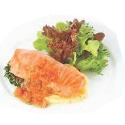 สเต็กปลาแซลมอนมูเนียร์ซอส