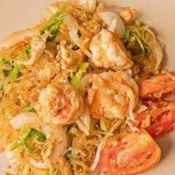 ผัดวุ้นเส้นกุ้ง