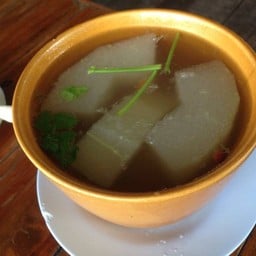 ฟักตุ๋นไก่มะนาวดอง