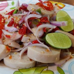 ยำหมูยอน้ำปลาร้า