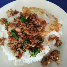 ข้าวกระเพราหมูสับ
