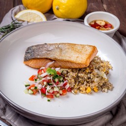 Steak ปลาแซลมอน