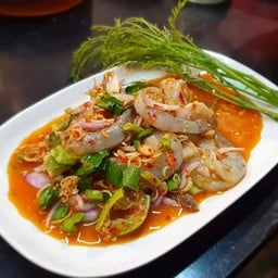 ยำกุ้งสดวาซาบิ