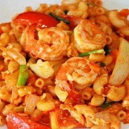 มักกะโรนีกุ้ง