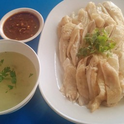 ไก่ต้มสับ จานใหญ่