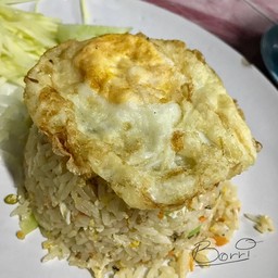 ข้าวราดคะน้าปลาเค็ม