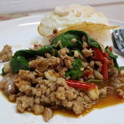 ข้าวกระเพราหมูสับ