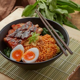 บะหมี่เกาหลีซี่โครงซอสโคชูจัง (แห้ง)