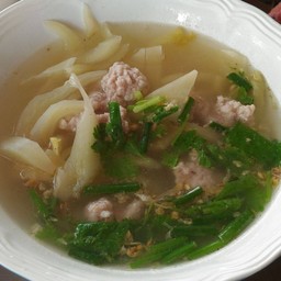 แกงจืดเกี้ยมฉ่าย(กาดดอง)