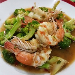 บล็อคโคลีกุ้ง