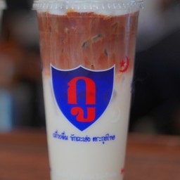 ชาอพอลโล่เย็นใหญ่ 22 ออนซ์  ใส่ขวดแยกน้ำแข็งให้