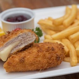 Pork Cordon Bleu with Gruyere cheese