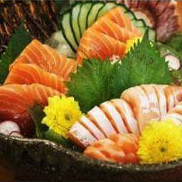 ซาซิมิแซลมอน&ท้องปลาแซลมอนคอมโบ