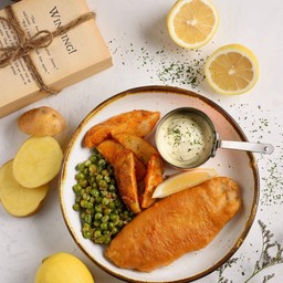Seabass fish&chips
