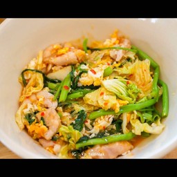 สุกี้แห้งไก่