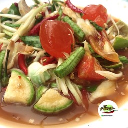 ตำไข่แดงเค็ม
