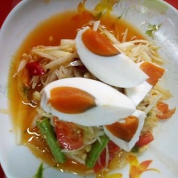 ตำไทไข่เค็ม