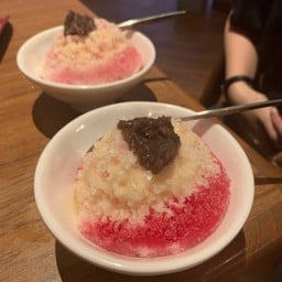 ถั่วเเดง น้ำแข็งไส