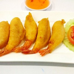 กุ้งชุบแป้งทอด