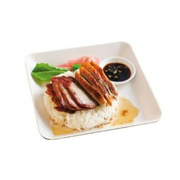 ข้าวหน้าเป็ดย่าง+หมูแดงย่าง