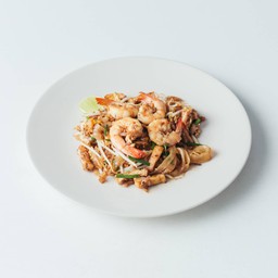 ผัดไทยกุ้งสด