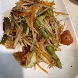 ตำปูปลาร้าปูม้ากุ้งสด