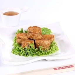 หอยจ๊อฟองเต้าหู้ทอด