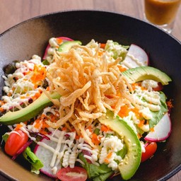 Shirauo Salad สลัดปลาเงินทอด