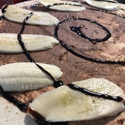 แป้งขาวนูเทลล่า+กล้วย