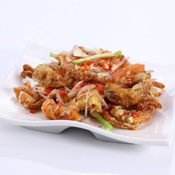 ปูนิ่มผัดพริกเกลือ