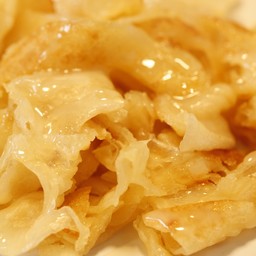 โรตีหนานุ่ม+ราดนม