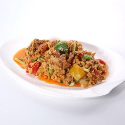 ปูนิ่มผัดผงกะหรี่