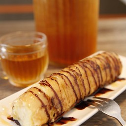 โรตีกล้วย+ชีส+ช็อคโกแลต