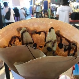 แป้งขาว+เนยถั่ว+กล้วยหอม