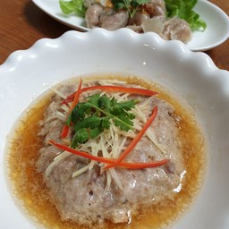 หมูสับนึ่งปลาเค็ม