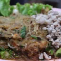 ลาบวุ้นเส้นหมู