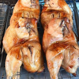 ไก่ย่างครึ่งตัว