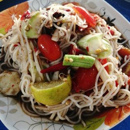 ตำซั่ว(ขนมจีน)