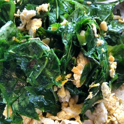 ผักเหลียงผัดไข่