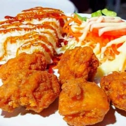 ข้าวหน้าไก่คาราเกะ