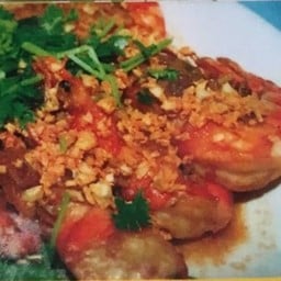 กุ้งผัดพริกขี้หนูสด