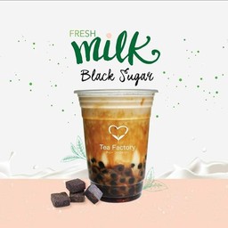 นมสดไข่มุกน้ำตาลดำ