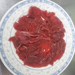 เนื้อสด (ไม่ลวก)