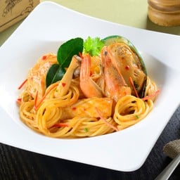 สปาเก็ตตี้ต้มยำทะเล