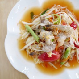 ตำกุ้งสด