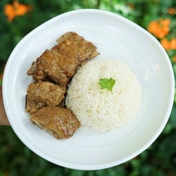 Pork Ribs Stew With Rice